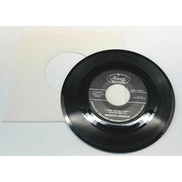 Ernestine Anderson I Can Dream Cant I / Heard You Cried 45 Vinyl 50s Jazz - Picture 3 of 6